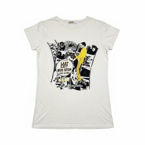 Graphic Tee with Yellow and Black Design
